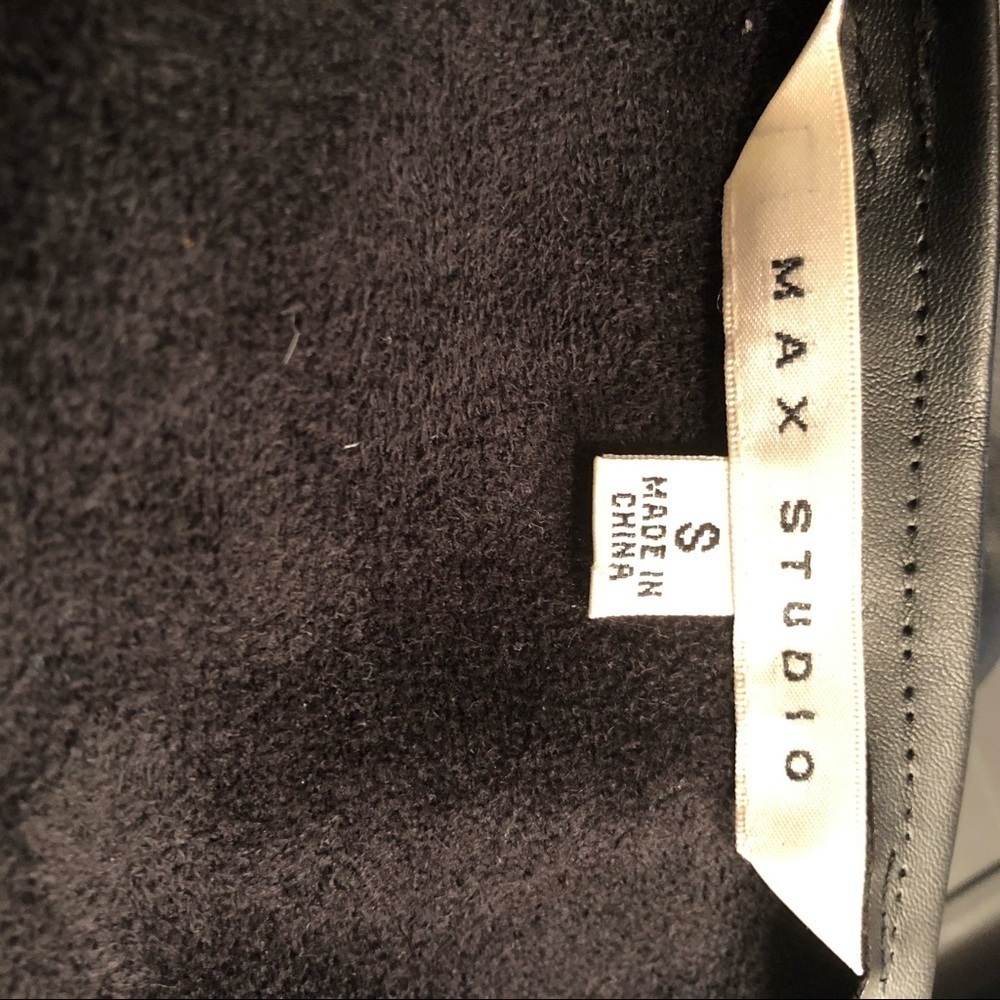 Max Studio Black Zip Up Sleeveless Dress Sz Small - Picture 6 of 8
